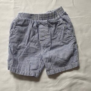 Tommy Hilfiger Blue Seersucker Kids Shorts